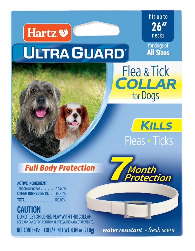 Hartz UltraGuard Collier Anti-Puces et Tiques – Chiens et Chiots | 7 Mois