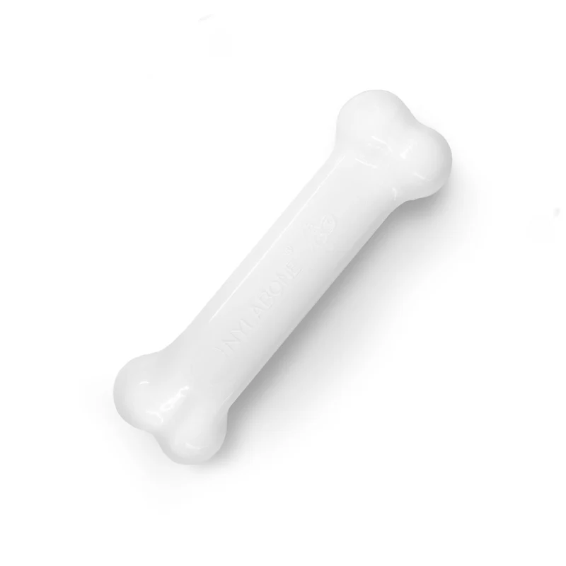 Nylabone Power Chew Classique – Os résistant pour chiens agressifs, saveur poulet, taille mini (≤15 lb)