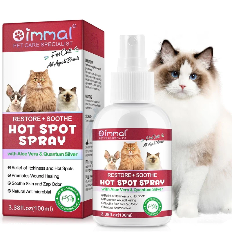 VOSIFSDIY Hot Spot Spray pour Chats – Apaisement, Hydratation et Soulagement