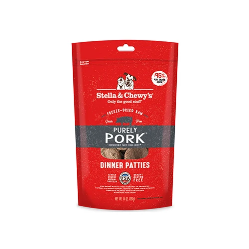Stella & Chewy's, Galette de crue séché a froid Porc pour chien