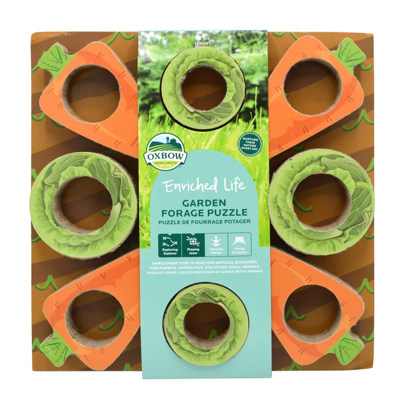 Oxbow Enriched Life - Jeu Interactif Pour Rongeur, Casse-tête De Fourrage Potager
