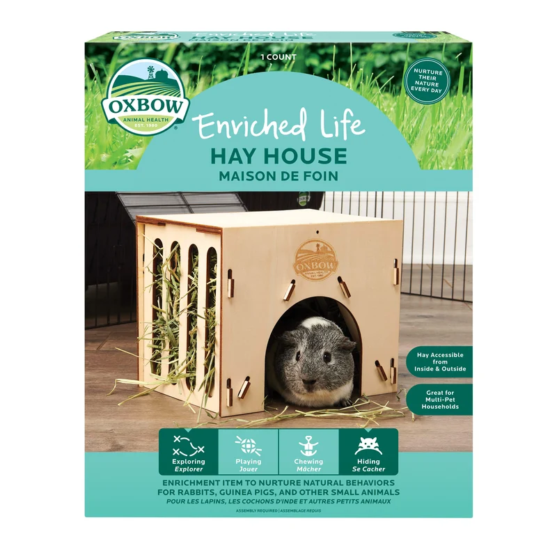 Oxbow Enriched Life - Cachette Pour Rongeur, Maison De Foin