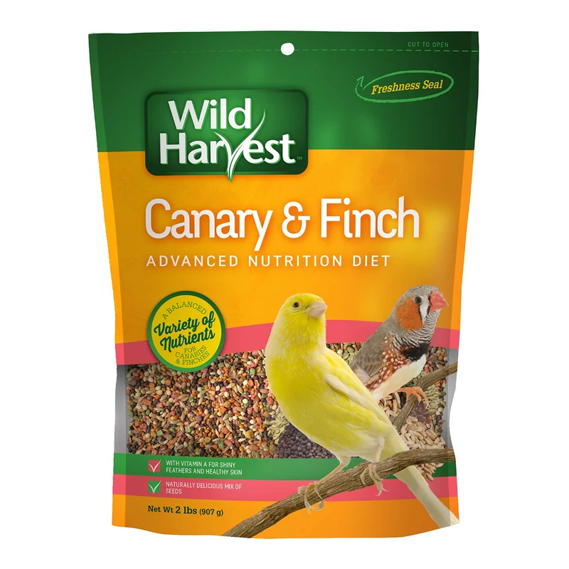 Wild Harvest Nutrition Avancée pour Canaris et Pinsons — Mélange de Graines Délicieux avec Vitamine A, 0,9 kg