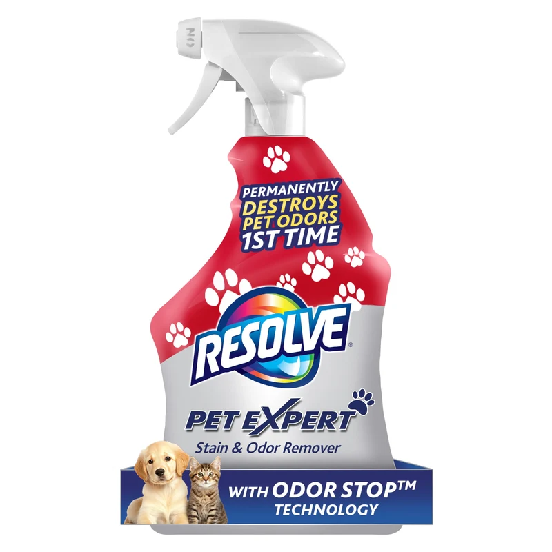 Resolve Pet Expert – Nettoyant Taches et Odeurs pour Tapis et Tissus – 22 onces