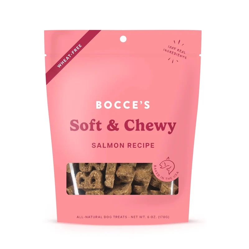 Friandises au saumon Bocce's Bakery – Sans blé, 6 oz – Douces et moelleuses