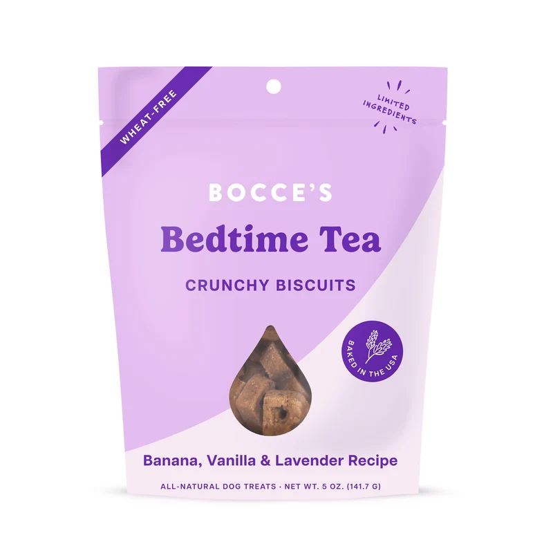 Friandises dodo Bocce's Bakery pour chien — Sans gluten, ingrédients réels, cuits au four aux États-Unis (banane, vanille et lavande) 142 g