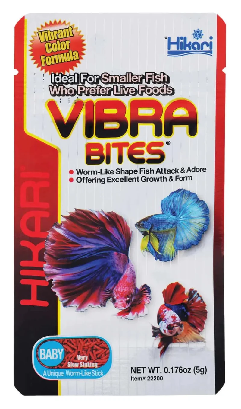 Hikari Vibra Bites Bébé — Nourriture tropicale pour petits poissons, 0,18 oz