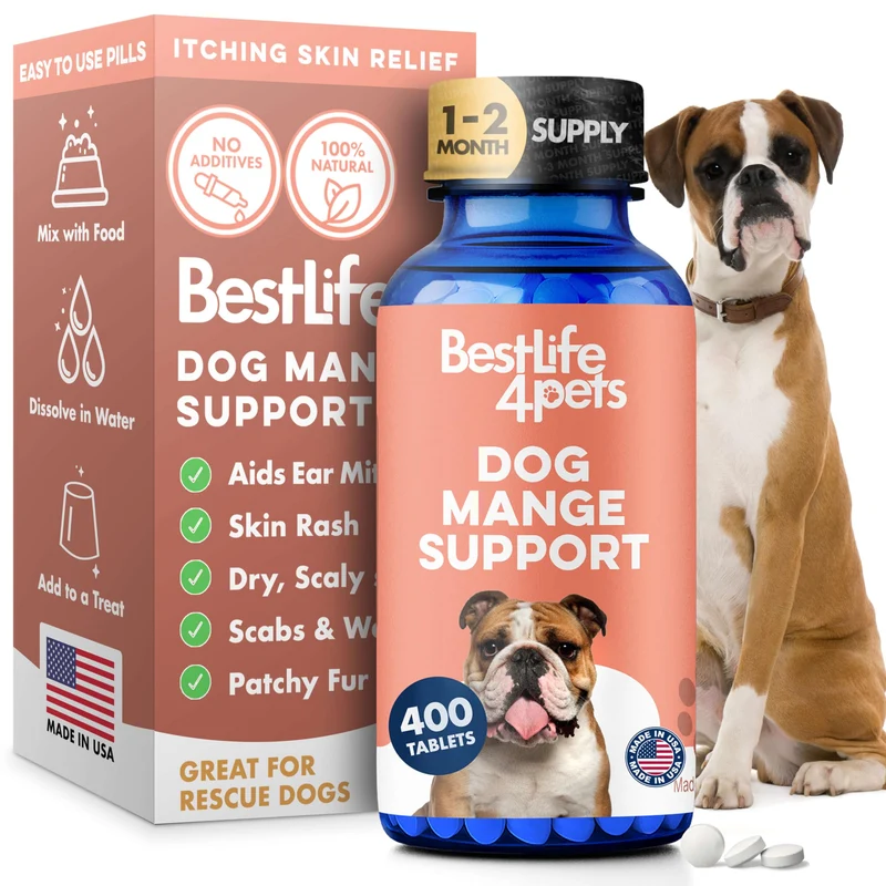 BestLife4Pets – Soutien mange et démangeaisons naturelles pour chien et chiot