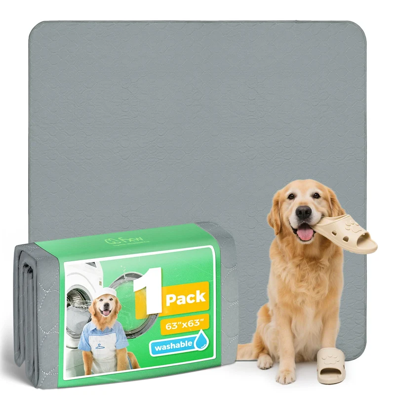 FXW Tapis Pipi Lavable pour Chiens — Absorbant 2L et Imperméable