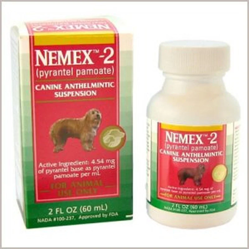 Zigzagmars Nemex 2 Vermifuge Liquide pour Chiens – 2 oz