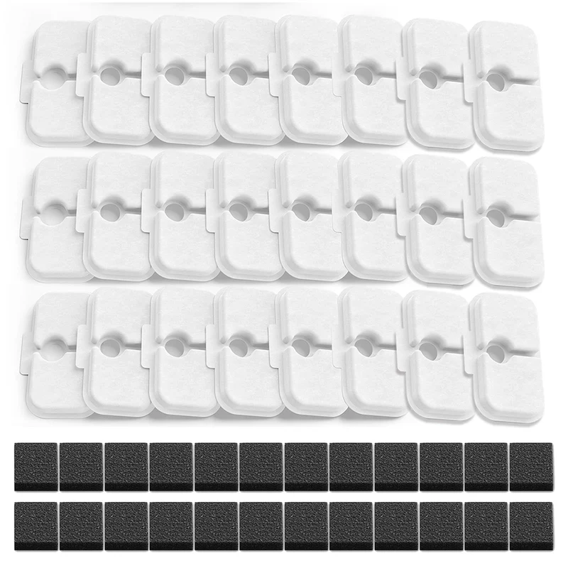 SAMANIJA 48-pack filtres de remplacement pour fontaine chat PETLIBRO – Filtration triple avec éponges préfiltration