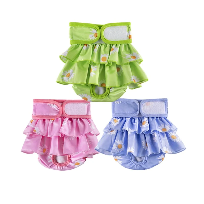 Daslakdc Protections Lavables pour Chienne Femelle – Lot de 3, Taille XL, Haute Absorption
