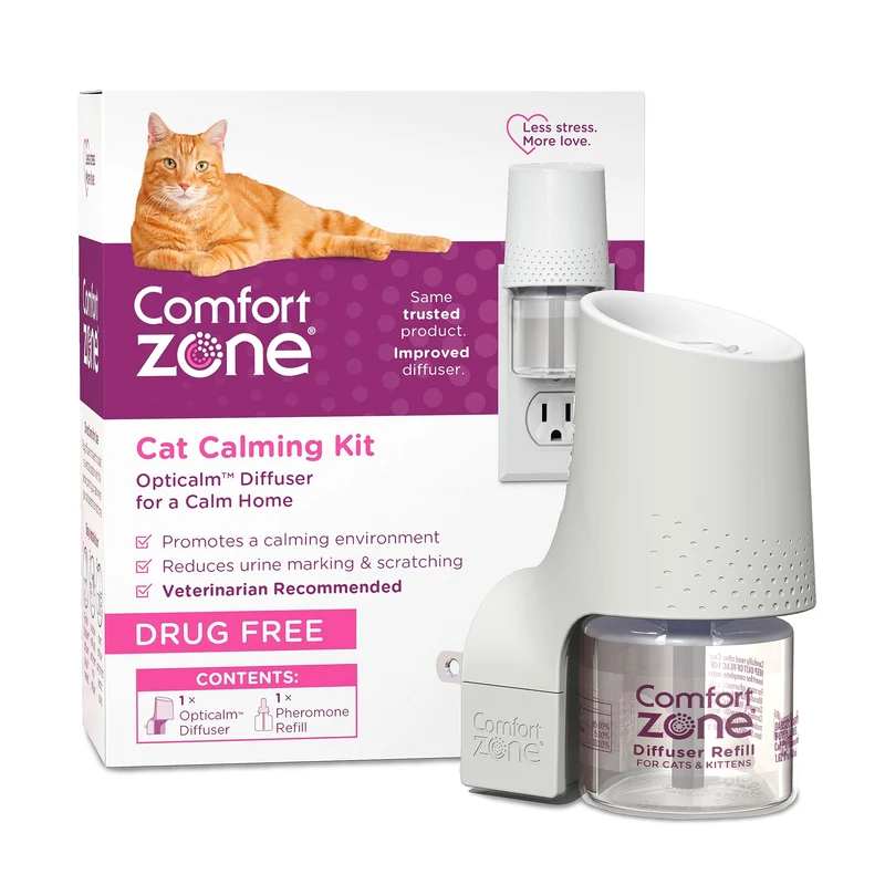 Comfort Zone Kit Démarrage 30 Jours pour Chat – Diffuseur Calmant et Recharge