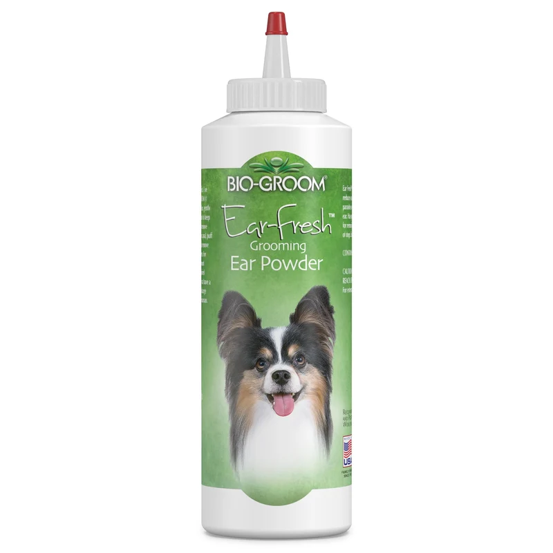 Bio-Groom Ear-Fresh Poudre pour Oreilles – Soin pour Chiens et Chats, Sans Cruauté, Fabriqué aux États-Unis, 85 g