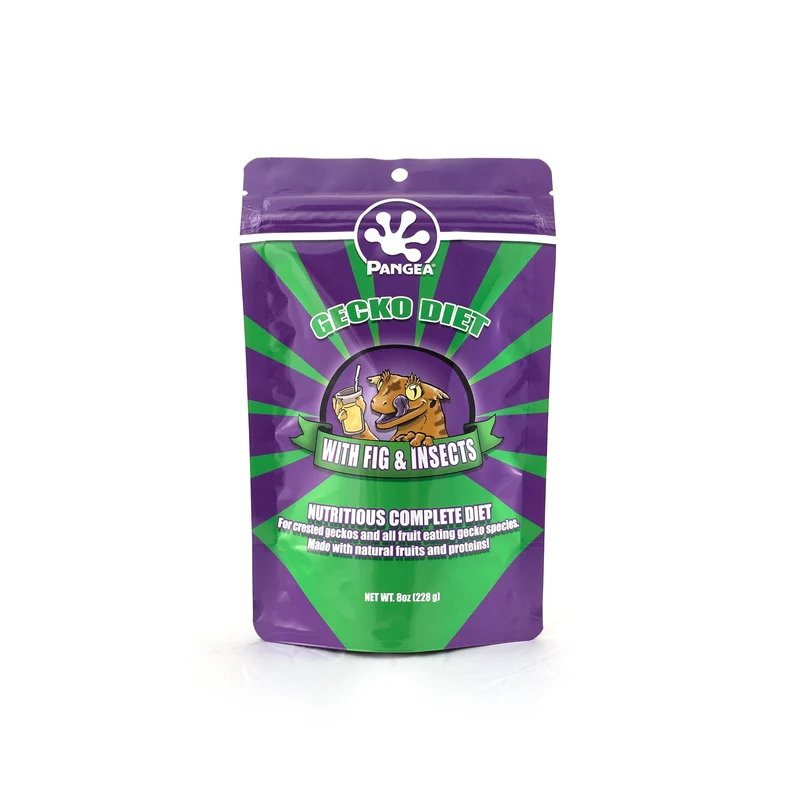 Pangea Gecko Diet figues et insectes™ – 8 oz (227 g) | Nourriture pour geckos frugivores