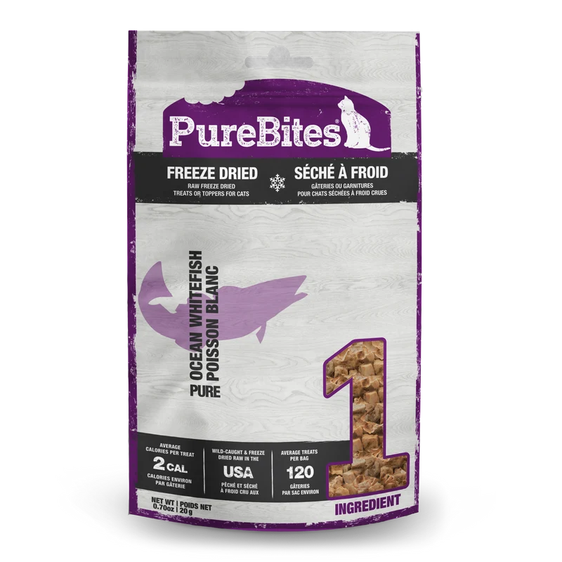 PureBites Freeze Dried Cat Treats - Whitefish (20g)