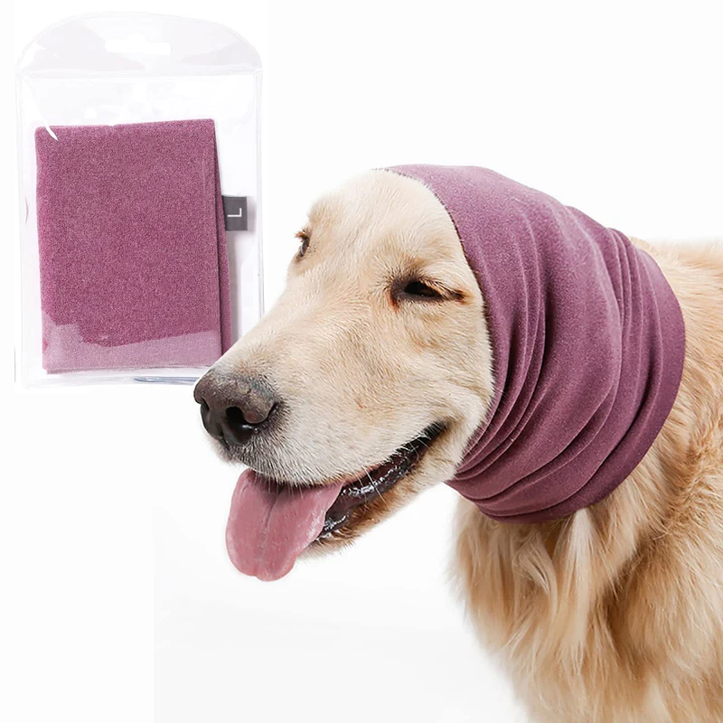 FKYzixeh – Couvre-oreilles anti-anxiété pour chien et chat (grand) – Confort et toilettage