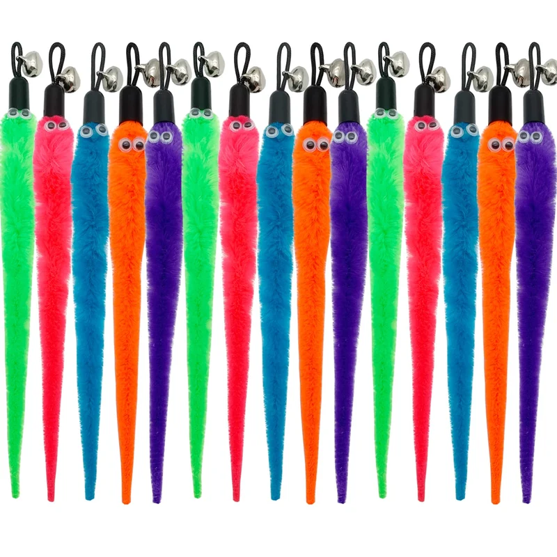 CATENESS Recharges pour Jouet-Serpent Baguette — 15 Pièces pour Chats d’Intérieur