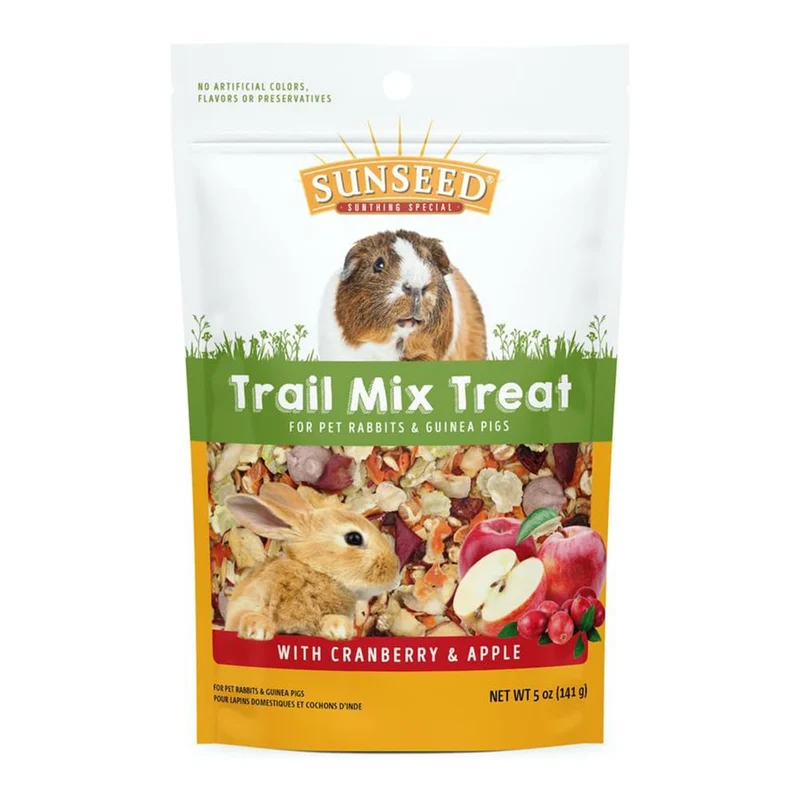 Sunseed Vita Prima Trail – Friandise Cranberry & Raisin pour Lapins et Cochons d'Inde, 5 oz