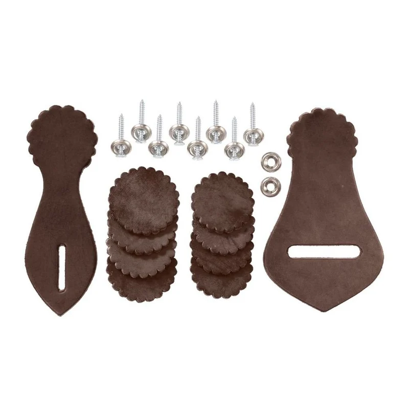 Tough-1 Kit de réparation cuir pour selle western – huile sombre