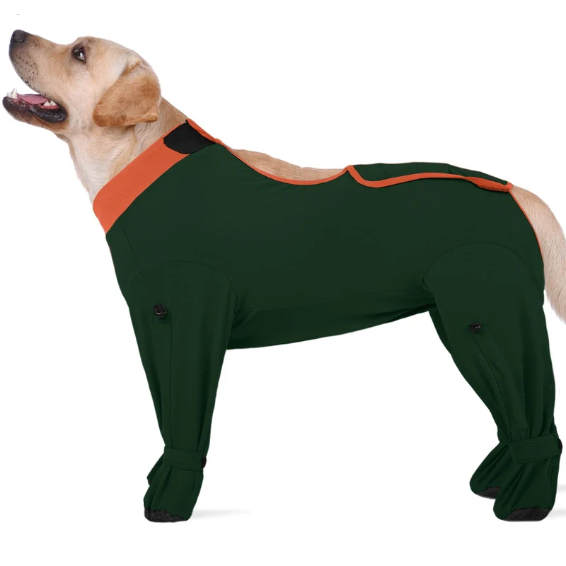 ROZKITCH Combinaison de récupération pour chien — Couverture complète, vert, taille 3XL