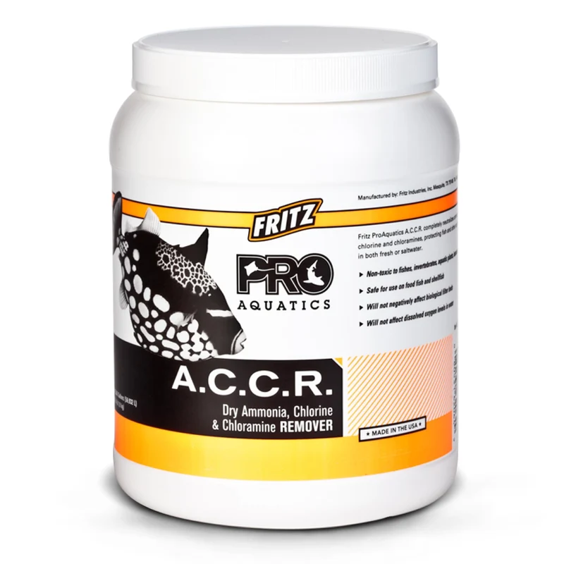 Fritz PRO A.C.C.R. - Décontaminant sec concentré pour ammoniaque, chlore et chloramines - 4 lb