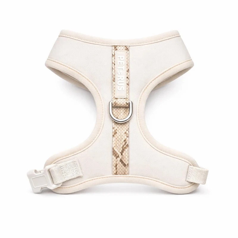 PETsRUS Harnais Chien Sans Traction Premium en Néoprène – Boucles Avant et Arrière, Ajustable (XXS–XL)