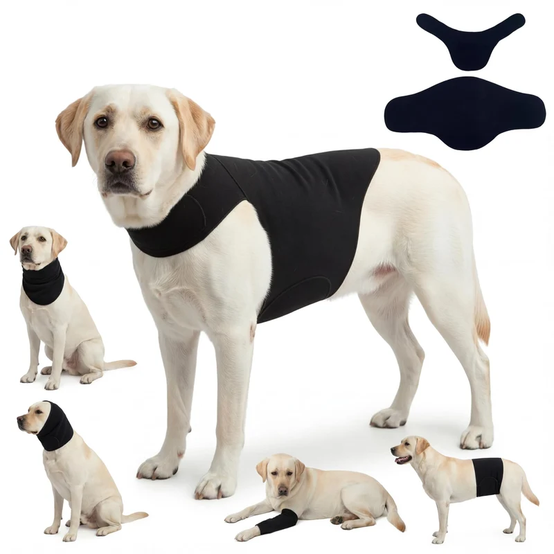 DAJIDALI Veste anxiété chien et chat – système modulaire silencieux en 2 pièces