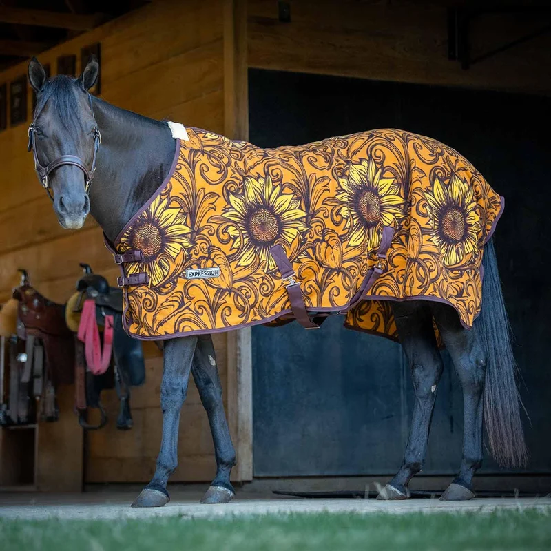 Jeffers Expression - Couverture polaire standard 69 pouces pour chevaux — Bloomin Toolin