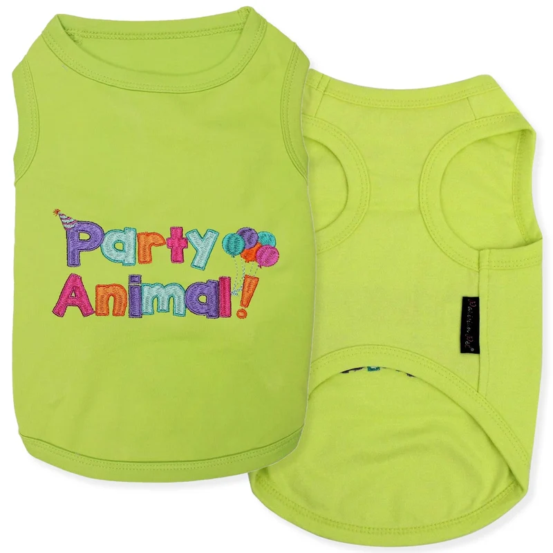 Parisian Pet T-shirt Chien – 100% Coton pour Grands Chiens – Sans Manches, Léger et Respirant