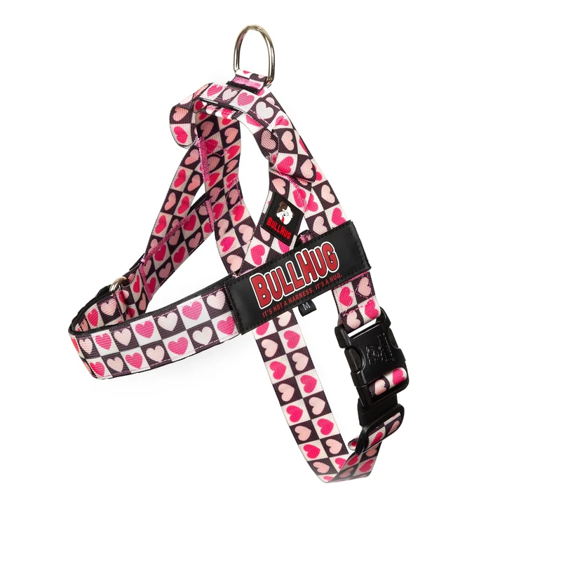 Harnais BullHug Ajustable pour Chien — Sans Tirage ni Étranglement — Pour Bouledogues Anglais, Bouledogues Français et Pugs — Marche Facile (Taille S)