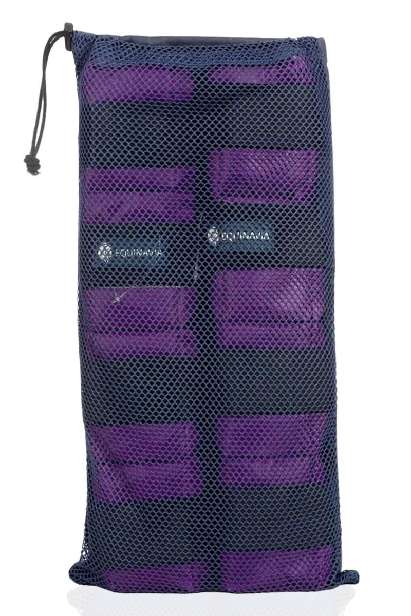 Equinavia Bottes Glace Relief – Paire pour Jarrets de Chevaux, Sangles Réglables et Sac de Rangement, Violet