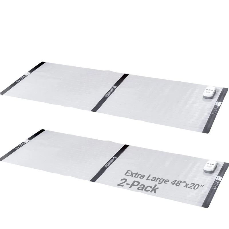 SVD.PET — Lot de 2 Tapis d’Entraînement pour Animaux avec Contrôle — 3 Modes, 5 Niveaux, Sécurité Intelligente (Blanc)