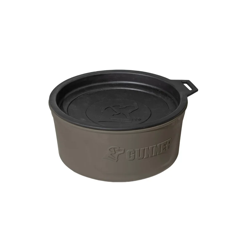 GUNNER Bol de Chien avec Couvercle Étanche – Capacité 7 tasses, Sans BPA, Résistant, Anti-Fuites, Lave-vaisselle