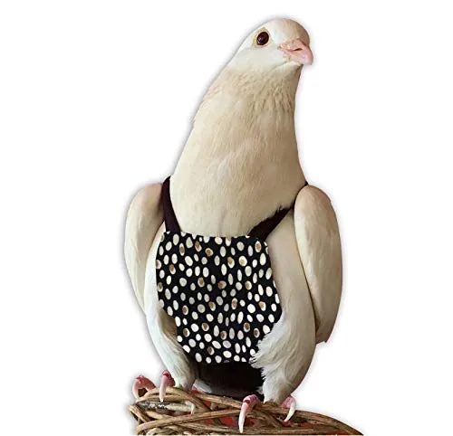 FLYPER Couche Aviaire Ajustable Regular — Lavable et Confort Pour Perroquets et Petits Oiseaux | Taille 4