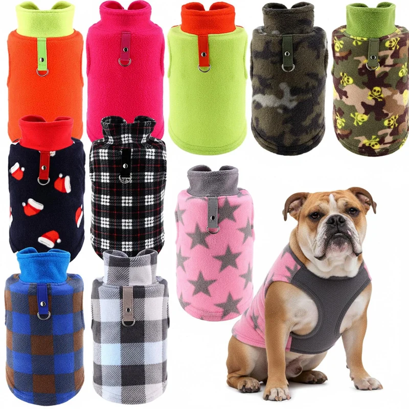 Reginary — Lot de 10 pulls pour chien X-Large en polaire | Vêtements hivernaux doux et chaleureux