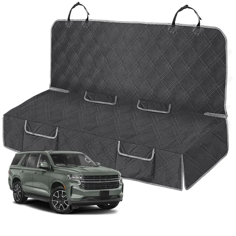 Couverture de siège pour chien Kistrba – Compatible SUV pleine grandeur (Ford Expedition, Tahoe/Suburban, Durango, Yukon/Yukon XL, Escalade/ESV, Wagoneer)