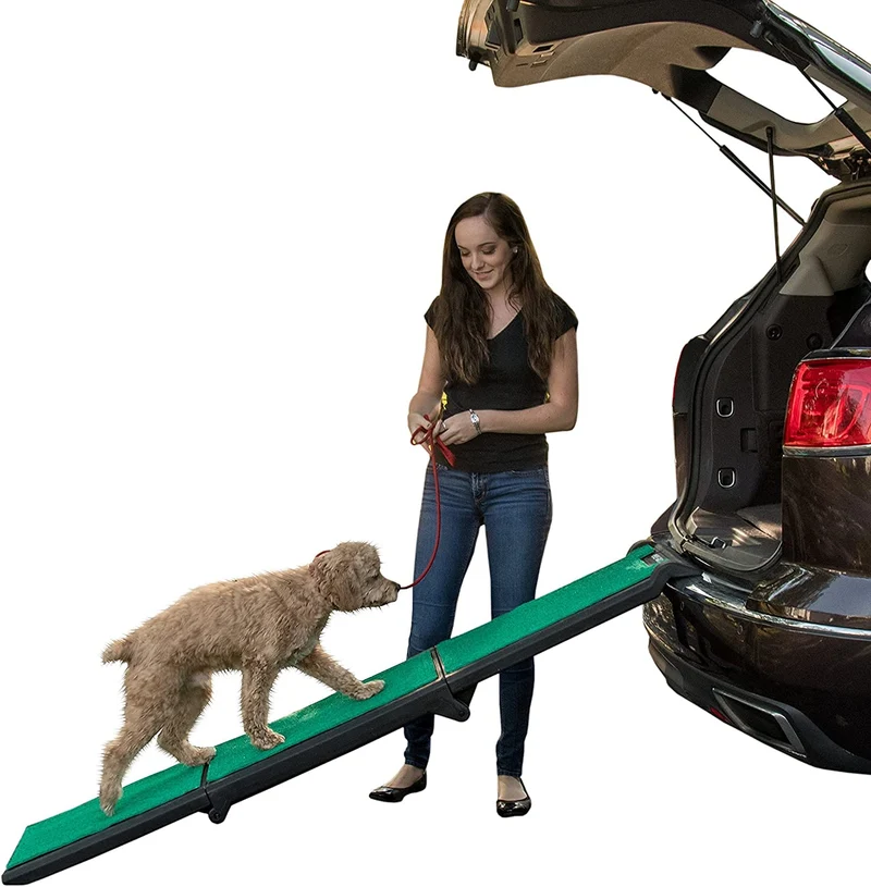 Pet Gear supertraX Rampe Tri-Fold pour Chiens et Chats – Traction Maximale et Portable (150–200 lb)