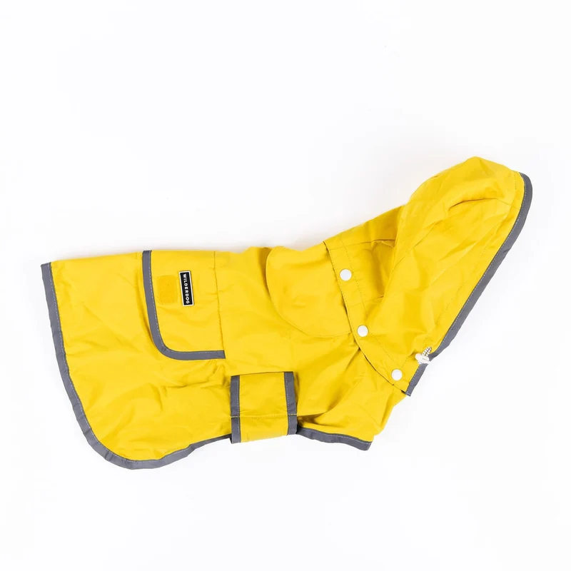 Wilderdog Manteau pour Chien Imperméable – Capuche Amovible, Intérieur Respirant, Poches