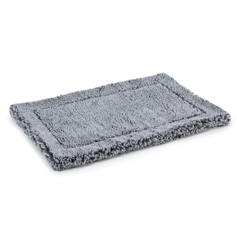 PELZIN Stoutwool – Lit de chien indestructible 53 x 35 pouces Charbon, lavable et résistant