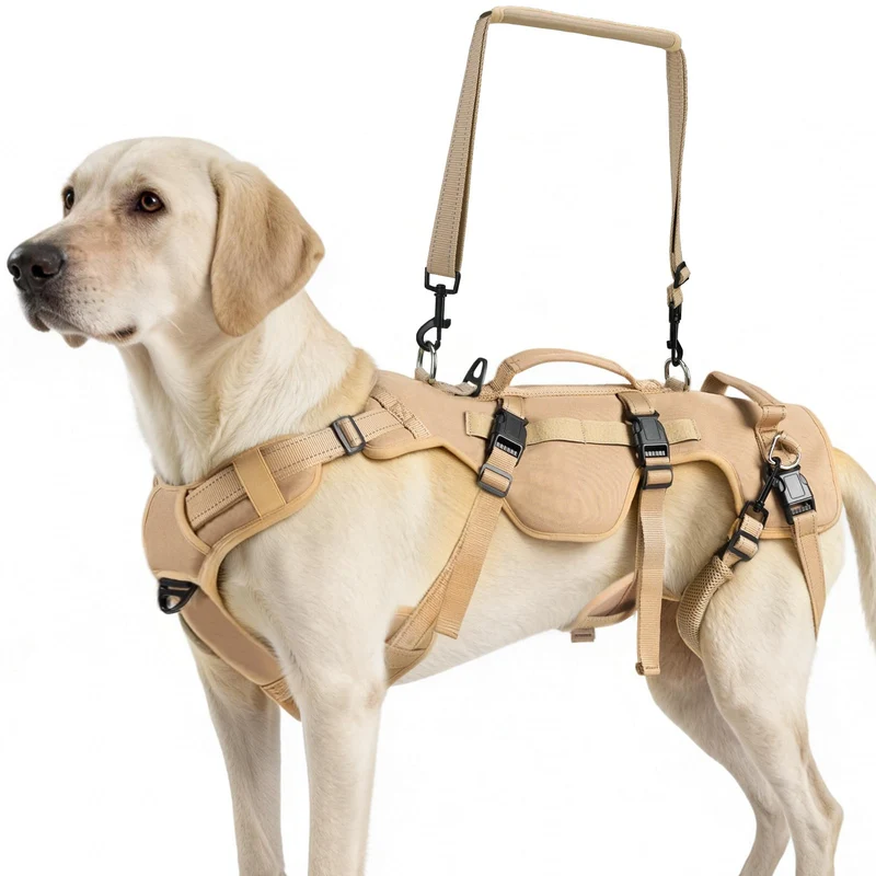 PUPTECK Harnais Lift pour Chien Moyen – Soutien et Transfert