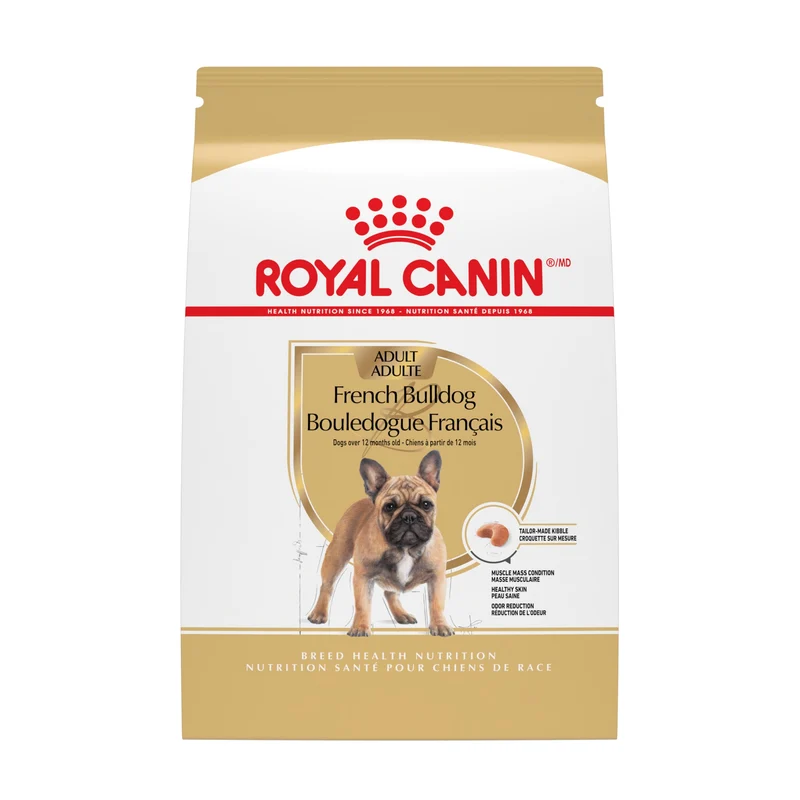 ROYAL CANIN Breed Health Nutrition Bulldog Français Adulte – Croquettes sèches, 6 lb