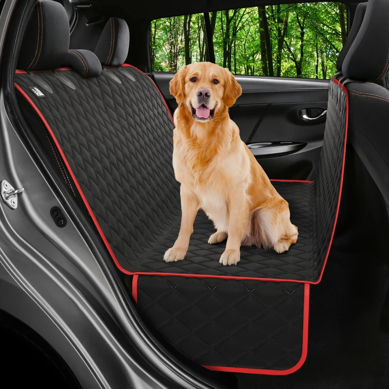 Petloox Couvre-Siege Chien Arriere — Hamac Imperméable et Anti-Glisse pour Voiture, SUV et Pickup