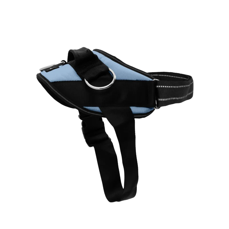 SHAWNCO Harnais Chien Essential – Anti-tirage, Réglable, Réfléchissant, 3 Points d’Attache (Moonglow, XL)