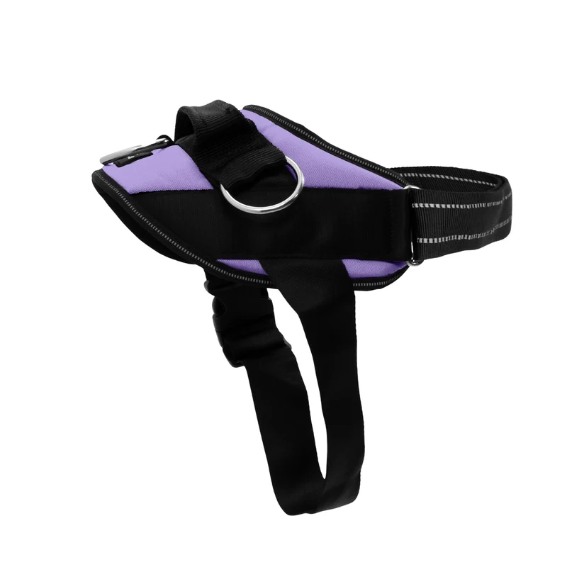 SHAWNCO Harnais Essential pour Chien – Anti-Tirage, Réfléchissant et Ajustable (ICY Lilac, M)
