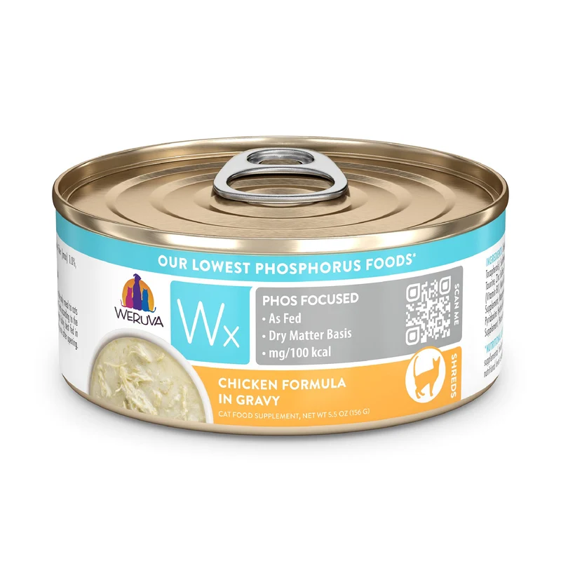 Weruva Wx Phos Focused Poulet en Sauce – Boîtes 5,5 oz, Lot de 8