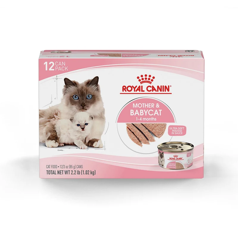ROYAL CANIN Mère et Babycat – Mousse Ultra Douce en Sauce pour Chaton, 3 oz (Pack de 12)