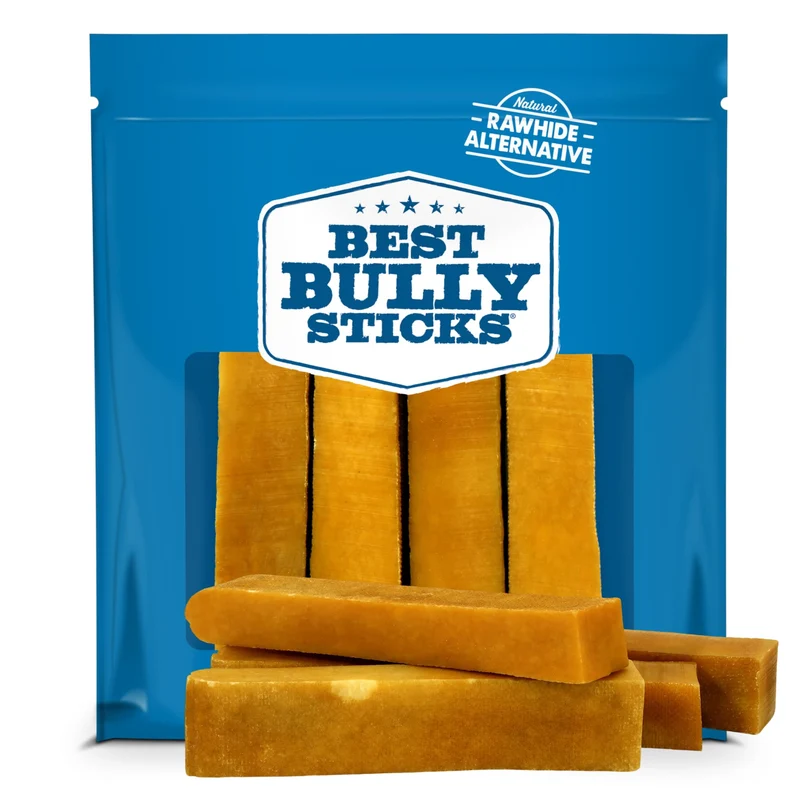Best Bully Sticks Fromage Yak Himalayen pour Chiens – X-Large, 4 Pièces, Naturel, Sans Lactose, Sans Odeur