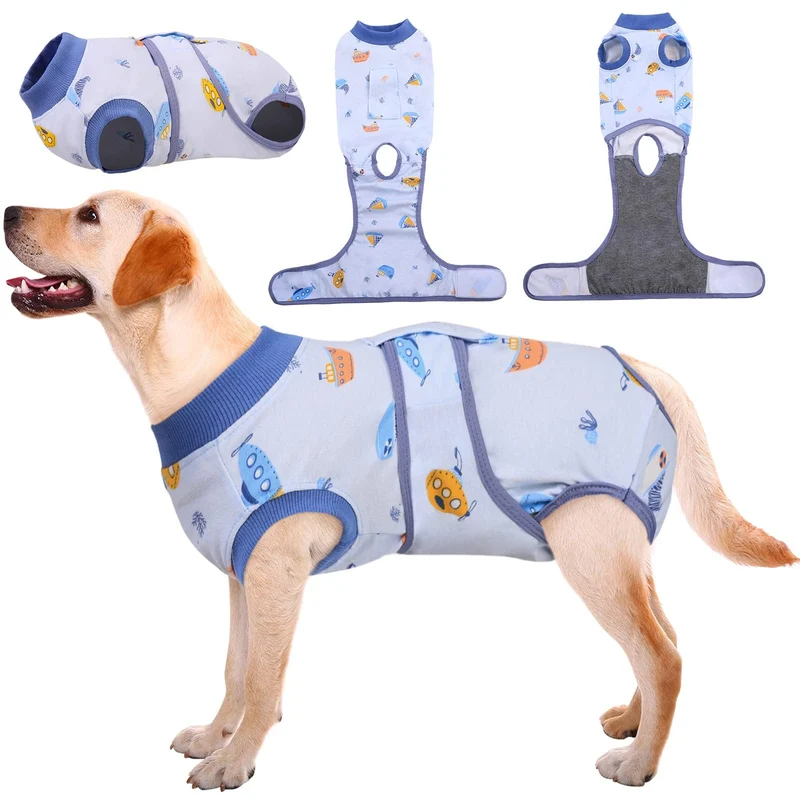 Kuoser Combinaison de Récupération pour Chiens et Chats Après Chirurgie | Vêtement de récupération anti-léchage
