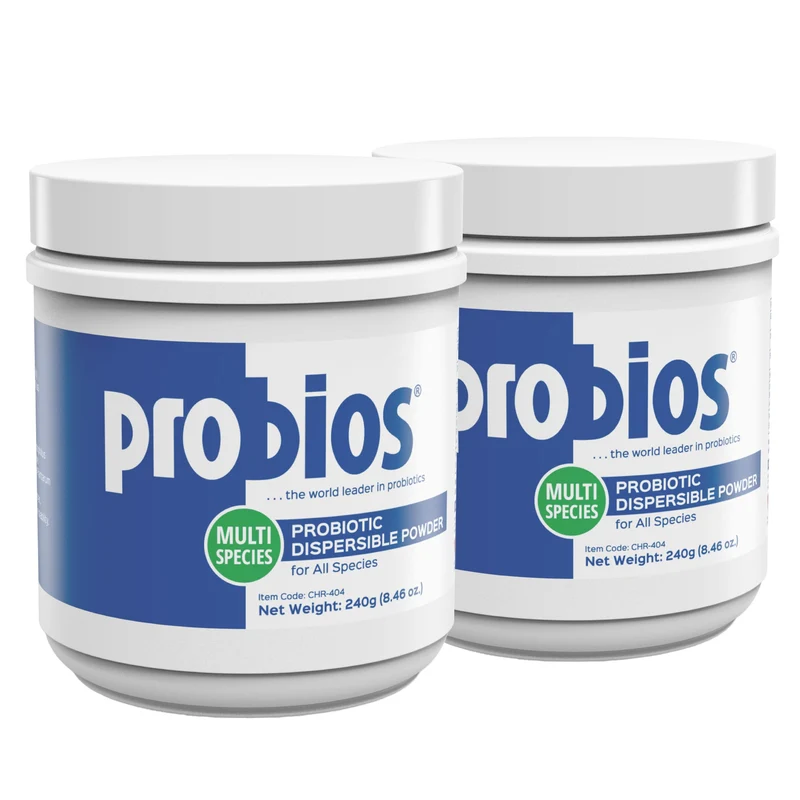 Probios: Probiotiques de soutien digestif pour toutes les espèces – Poudre dispersible 240 g (pack de 2)